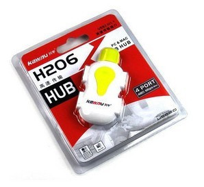 KawauH206 USB2.0Сܳ4HUB-USB ɫ